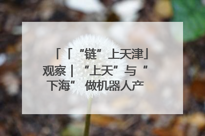「“链”上天津」观察｜“上天”与“下海” 做机器人产业链细分领域强者