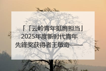 「云岭青年挺膺担当」2025年度新时代青年先锋奖获得者王敏奇——澜沧江上好渔人