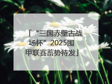“三国赤壁古战场杯”2025围甲联赛蓄势待发