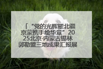 “党的光辉耀北疆 京蒙携手绘华章”2025北京·内蒙古锡林郭勒盟三地成果汇报展系列活动启动