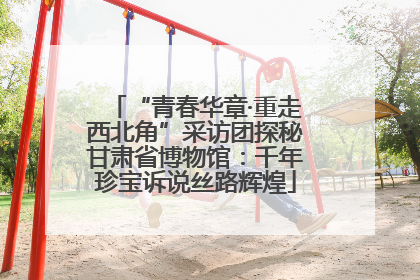 “青春华章·重走西北角”采访团探秘甘肃省博物馆：千年珍宝诉说丝路辉煌