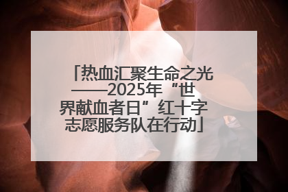 热血汇聚生命之光——2025年“世界献血者日”红十字志愿服务队在行动