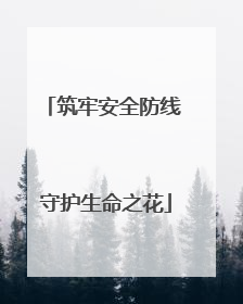 筑牢安全防线 守护生命之花
