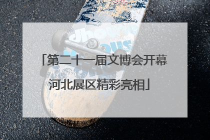 第二十一届文博会开幕 河北展区精彩亮相