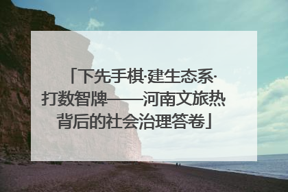 下先手棋·建生态系·打数智牌——河南文旅热背后的社会治理答卷