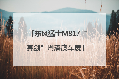 东风猛士M817“亮剑”粤港澳车展