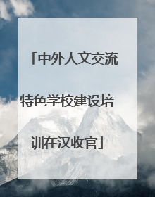 中外人文交流特色学校建设培训在汉收官