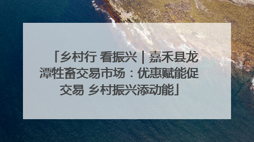 乡村行 看振兴｜嘉禾县龙潭牲畜交易市场：优惠赋能促交易 乡村振兴添动能