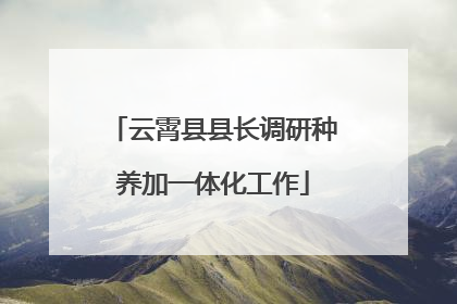 云霄县县长调研种养加一体化工作
