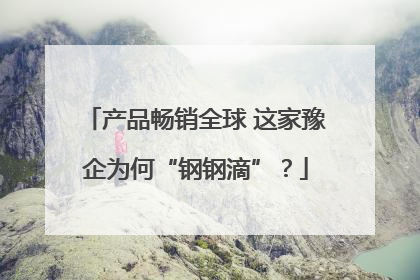 产品畅销全球 这家豫企为何“钢钢滴”？