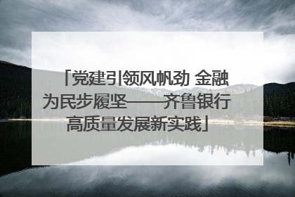 党建引领风帆劲 金融为民步履坚——齐鲁银行高质量发展新实践
