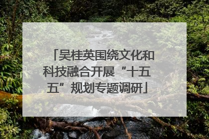 吴桂英围绕文化和科技融合开展“十五五”规划专题调研