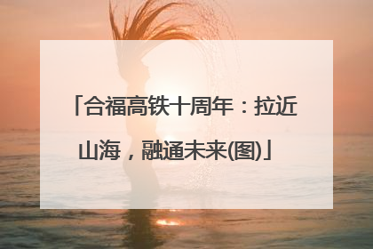 合福高铁十周年：拉近山海，融通未来(图)