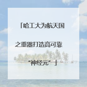 哈工大为航天国之重器打造高可靠“神经元”
