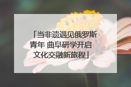 当非遗遇见俄罗斯青年 曲阜研学开启文化交融新旅程