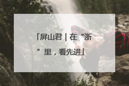 屏山君｜在“浙”里，看先进