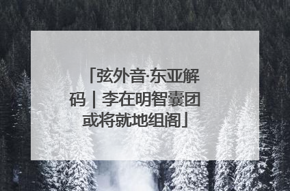 弦外音·东亚解码｜李在明智囊团或将就地组阁