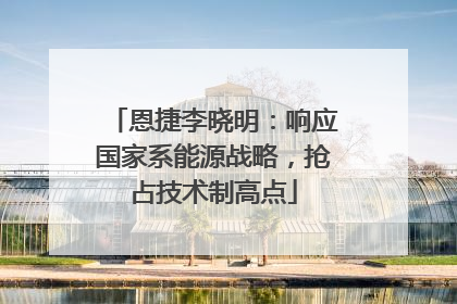 恩捷李晓明：响应国家系能源战略，抢占技术制高点