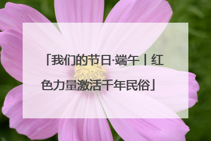 我们的节日·端午丨红色力量激活千年民俗