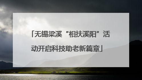 无锡梁溪“相扶溪阳”活动开启科技助老新篇章