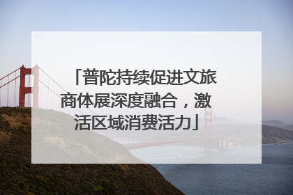 普陀持续促进文旅商体展深度融合，激活区域消费活力