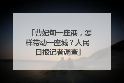曹妃甸一座港，怎样带动一座城？人民日报记者调查