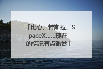 比心、特斯拉、SpaceX……现在的情况有点微妙