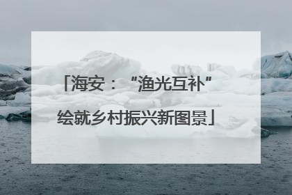 海安：“渔光互补” 绘就乡村振兴新图景