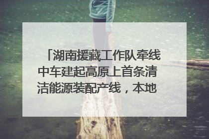 湖南援藏工作队牵线中车建起高原上首条清洁能源装配产线，本地大学生成车间检验员