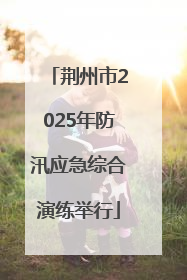 荆州市2025年防汛应急综合演练举行