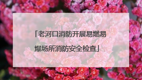 老河口消防开展易燃易爆场所消防安全检查