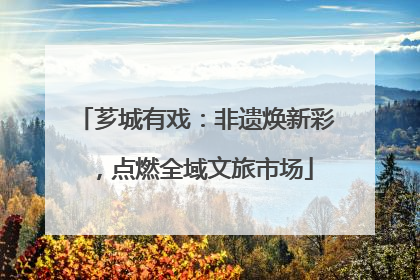 芗城有戏：非遗焕新彩，点燃全域文旅市场