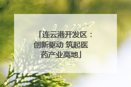 连云港开发区：创新驱动 筑起医药产业高地