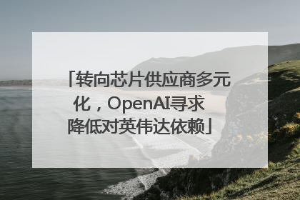 转向芯片供应商多元化，OpenAI寻求降低对英伟达依赖