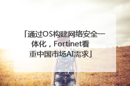 通过OS构建网络安全一体化，Fortinet看重中国市场AI需求
