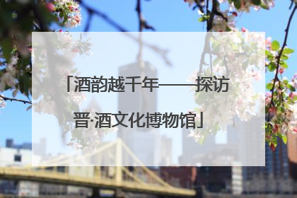 酒韵越千年——探访晋·酒文化博物馆