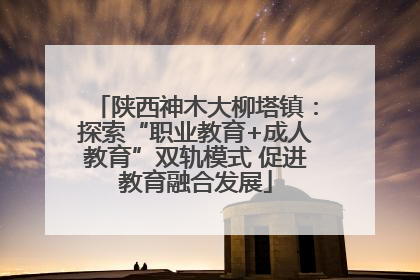 陕西神木大柳塔镇：探索“职业教育+成人教育”双轨模式 促进教育融合发展