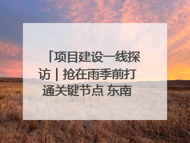 项目建设一线探访｜抢在雨季前打通关键节点 东南退水明渠四标段项目顺利完工