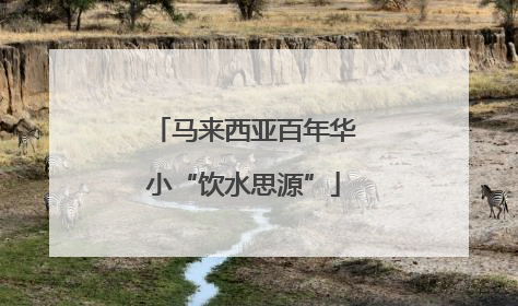 马来西亚百年华小“饮水思源”