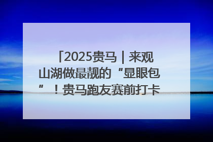 2025贵马｜来观山湖做最靓的“显眼包”！贵马跑友赛前打卡点燃奔跑热情