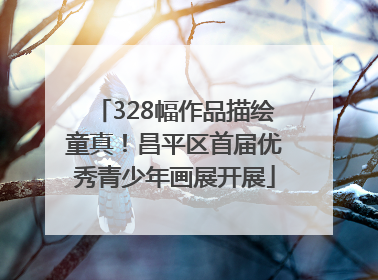 328幅作品描绘童真！昌平区首届优秀青少年画展开展